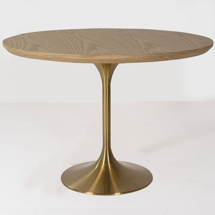 Metal Contemporary Round Dining Table Solid Wood Table for Dining Room Natural Without Chairs Clearhalo ' dining_table' 'Dining Tables & Seating' 'Dining Tables' 'furn' 'furn_dining_table' 'Furniture' 'furniture_dining_table' 'Kitchen & Dining Furniture' 'kitchen&dining_furn' 'kitchen' 'kitchen_dining_table' 4050920