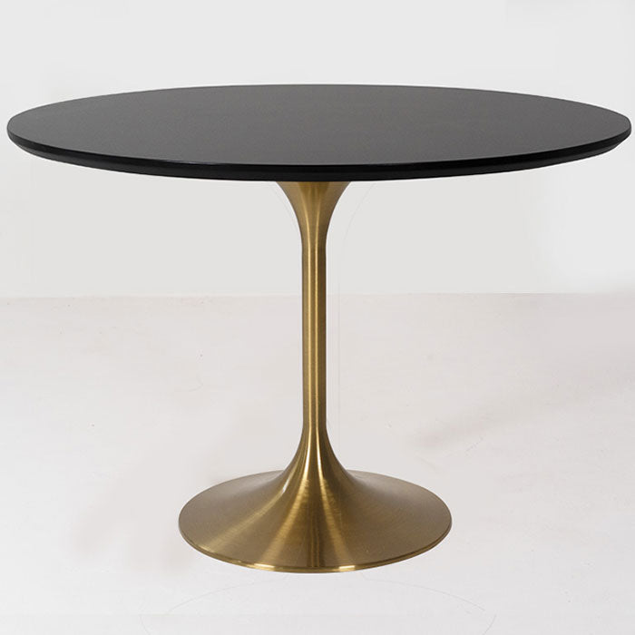Metal Contemporary Round Dining Table Solid Wood Table for Dining Room Black Without Chairs Clearhalo ' dining_table' 'Dining Tables & Seating' 'Dining Tables' 'furn' 'furn_dining_table' 'Furniture' 'furniture_dining_table' 'Kitchen & Dining Furniture' 'kitchen&dining_furn' 'kitchen' 'kitchen_dining_table' 4050924