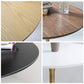 Metal Contemporary Round Dining Table Solid Wood Table for Dining Room Clearhalo ' dining_table' 'Dining Tables & Seating' 'Dining Tables' 'furn' 'furn_dining_table' 'Furniture' 'furniture_dining_table' 'Kitchen & Dining Furniture' 'kitchen&dining_furn' 'kitchen' 'kitchen_dining_table' 4050927