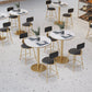 Marble Home Furniture Traditional Luxury Dining Site Table for Dining Room Home Clearhalo ' dining_table' 'Dining Tables & Seating' 'Dining Tables' 'furn' 'furn_dining_table' 'Furniture' 'furniture_dining_table' 'Kitchen & Dining Furniture' 'kitchen&dining_furn' 'kitchen' 'kitchen_dining_table' 4050938