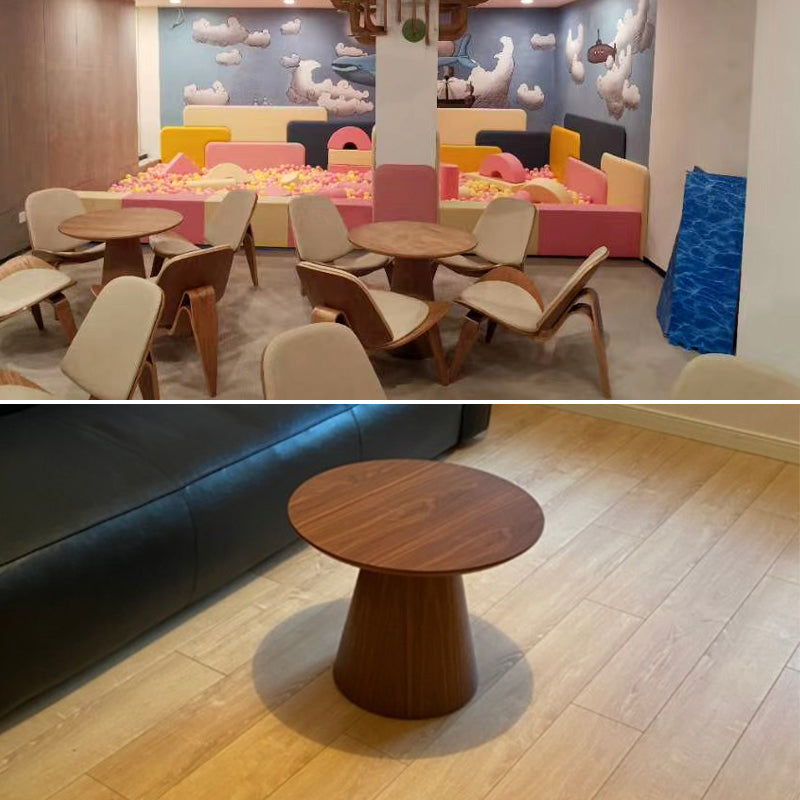 Solid Wood Contemporary Round Dining Table Wood Top Table for Kitchen Clearhalo ' dining_table' 'Dining Tables & Seating' 'Dining Tables' 'furn' 'furn_dining_table' 'Furniture' 'furniture_dining_table' 'Kitchen & Dining Furniture' 'kitchen&dining_furn' 'kitchen' 'kitchen_dining_table' 4050956