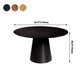 Solid Wood Contemporary Round Dining Table Wood Top Table for Kitchen Clearhalo ' dining_table' 'Dining Tables & Seating' 'Dining Tables' 'furn' 'furn_dining_table' 'Furniture' 'furniture_dining_table' 'Kitchen & Dining Furniture' 'kitchen&dining_furn' 'kitchen' 'kitchen_dining_table' 4050957