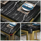 Glam Rectangle Shape Marble Dining Table Kitchen Standard Dining Table with 4 Legs Base Clearhalo ' dining_table' 'Dining Tables & Seating' 'Dining Tables' 'furn' 'furn_dining_table' 'Furniture' 'furniture_dining_table' 'Kitchen & Dining Furniture' 'kitchen&dining_furn' 'kitchen' 'kitchen_dining_table' 4050994