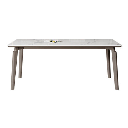 Midcentury Rectangle Dining Site Table Stone Dining Room Home Furniture Without Chairs Clearhalo ' dining_table' 'Dining Tables & Seating' 'Dining Tables' 'furn' 'furn_dining_table' 'Furniture' 'furniture_dining_table' 'Kitchen & Dining Furniture' 'kitchen&dining_furn' 'kitchen' 'kitchen_dining_table' 4051009