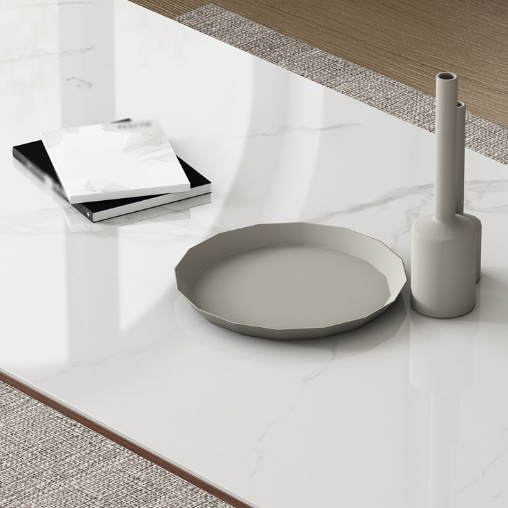 4 Legs Dining Site Table Midcentury Style Stone Dinette Table for Home Kitchen Clearhalo ' dining_table' 'Dining Tables & Seating' 'Dining Tables' 'furn' 'furn_dining_table' 'Furniture' 'furniture_dining_table' 'Kitchen & Dining Furniture' 'kitchen&dining_furn' 'kitchen' 'kitchen_dining_table' 4051020