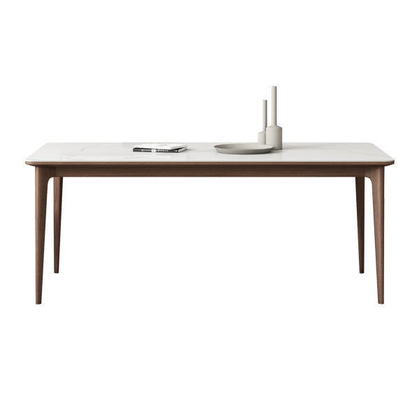 4 Legs Dining Site Table Midcentury Style Stone Dinette Table for Home Kitchen Without Chairs Clearhalo ' dining_table' 'Dining Tables & Seating' 'Dining Tables' 'furn' 'furn_dining_table' 'Furniture' 'furniture_dining_table' 'Kitchen & Dining Furniture' 'kitchen&dining_furn' 'kitchen' 'kitchen_dining_table' 4051021