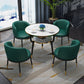 Contemporary MDF Standard Dining Table Round Shape Kitchen Dining Table with 3 Legs Base Clearhalo ' dining_table' 'Dining Tables & Seating' 'Dining Tables' 'furn' 'furn_dining_table' 'Furniture' 'furniture_dining_table' 'Kitchen & Dining Furniture' 'kitchen&dining_furn' 'kitchen' 'kitchen_dining_table' 4051030