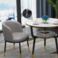 Contemporary MDF Standard Dining Table Round Shape Kitchen Dining Table with 3 Legs Base Clearhalo ' dining_table' 'Dining Tables & Seating' 'Dining Tables' 'furn' 'furn_dining_table' 'Furniture' 'furniture_dining_table' 'Kitchen & Dining Furniture' 'kitchen&dining_furn' 'kitchen' 'kitchen_dining_table' 4051033