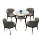 Contemporary MDF Standard Dining Table Round Shape Kitchen Dining Table with 3 Legs Base Clearhalo ' dining_table' 'Dining Tables & Seating' 'Dining Tables' 'furn' 'furn_dining_table' 'Furniture' 'furniture_dining_table' 'Kitchen & Dining Furniture' 'kitchen&dining_furn' 'kitchen' 'kitchen_dining_table' 4051038