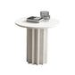 Modern Standard Kitchen Dining Table Wood Round Shape Dining Table with Pedestal Base White 31.5"L x 31.5"W x 29.5"H Without Chairs Clearhalo ' dining_table' 'Dining Tables & Seating' 'Dining Tables' 'furn' 'furn_dining_table' 'Furniture' 'furniture_dining_table' 'Kitchen & Dining Furniture' 'kitchen&dining_furn' 'kitchen' 'kitchen_dining_table' 4051048