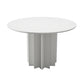 Modern Standard Kitchen Dining Table Wood Round Shape Dining Table with Pedestal Base Clearhalo ' dining_table' 'Dining Tables & Seating' 'Dining Tables' 'furn' 'furn_dining_table' 'Furniture' 'furniture_dining_table' 'Kitchen & Dining Furniture' 'kitchen&dining_furn' 'kitchen' 'kitchen_dining_table' 4051055