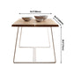 Rectangle Shape Luxury Dining Table Wood Color Fixed Table with Solid Wood Clearhalo ' dining_table' 'Dining Tables & Seating' 'Dining Tables' 'furn' 'furn_dining_table' 'Furniture' 'furniture_dining_table' 'Kitchen & Dining Furniture' 'kitchen&dining_furn' 'kitchen' 'kitchen_dining_table' 4051137