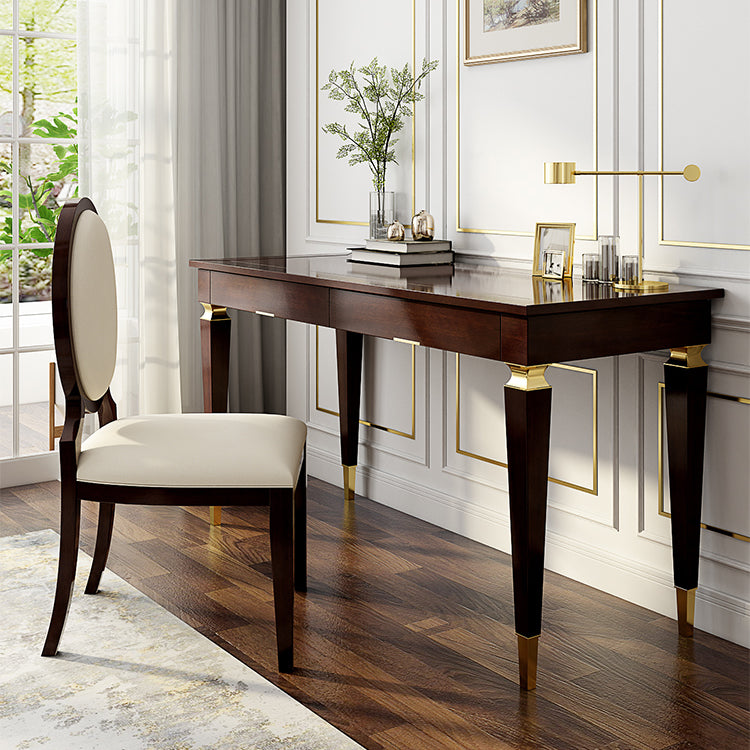 Midcentury Rectangle Home Furniture Solid Wood Dining Room Collection for Dining Room Clearhalo ' dining_table' 'Dining Tables & Seating' 'Dining Tables' 'furn' 'furn_dining_table' 'Furniture' 'furniture_dining_table' 'Kitchen & Dining Furniture' 'kitchen&dining_furn' 'kitchen' 'kitchen_dining_table' 4051190