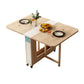 Mid-Century Modern Dining Table Pedestal Dining Room Table for Home Kitchen Dinner Natural 47.2"L x 31.5"W x 29.5"H Without Chairs Clearhalo ' dining_table' 'Dining Tables & Seating' 'Dining Tables' 'furn' 'furn_dining_table' 'Furniture' 'furniture_dining_table' 'Kitchen & Dining Furniture' 'kitchen&dining_furn' 'kitchen' 'kitchen_dining_table' 4051349