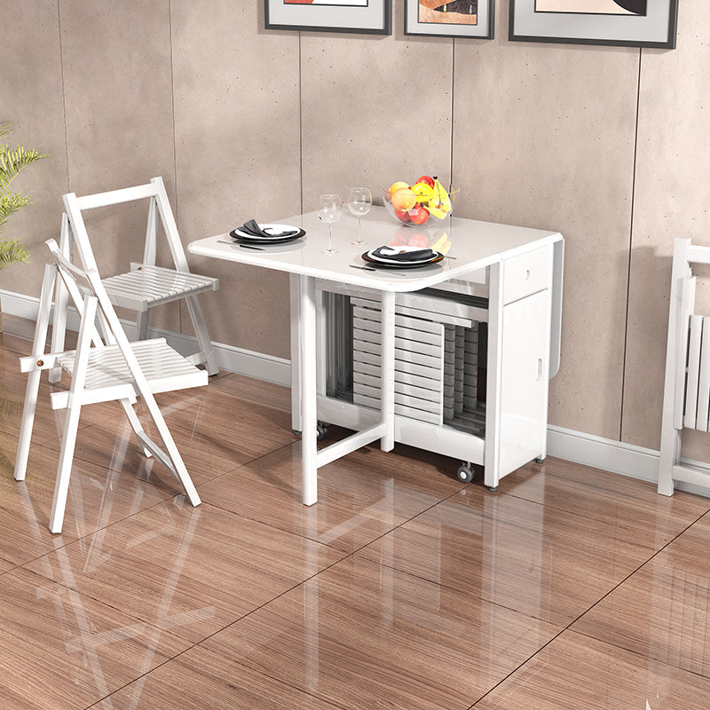 Rubberwood Solid Wood Dining Table Mid-Century Dining Site Table,51"L x 35"W x 29.5"H Clearhalo ' dining_table' 'Dining Tables & Seating' 'Dining Tables' 'furn' 'furn_dining_table' 'Furniture' 'furniture_dining_table' 'Kitchen & Dining Furniture' 'kitchen&dining_furn' 'kitchen' 'kitchen_dining_table' 4051406