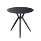 Modern Style Round Dinner Table Sintered Stone Table with Metal Base for Home Use Black Black Clearhalo ' dining_table' 'Dining Tables & Seating' 'Dining Tables' 'furn' 'furn_dining_table' 'Furniture' 'furniture_dining_table' 'Kitchen & Dining Furniture' 'kitchen&dining_furn' 'kitchen' 'kitchen_dining_table' 4051417