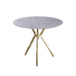 Modern Style Round Dinner Table Sintered Stone Table with Metal Base for Home Use Gray Gold Clearhalo ' dining_table' 'Dining Tables & Seating' 'Dining Tables' 'furn' 'furn_dining_table' 'Furniture' 'furniture_dining_table' 'Kitchen & Dining Furniture' 'kitchen&dining_furn' 'kitchen' 'kitchen_dining_table' 4051423