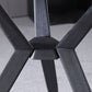 Modern Style Round Dinner Table Sintered Stone Table with Metal Base for Home Use Clearhalo ' dining_table' 'Dining Tables & Seating' 'Dining Tables' 'furn' 'furn_dining_table' 'Furniture' 'furniture_dining_table' 'Kitchen & Dining Furniture' 'kitchen&dining_furn' 'kitchen' 'kitchen_dining_table' 4051424