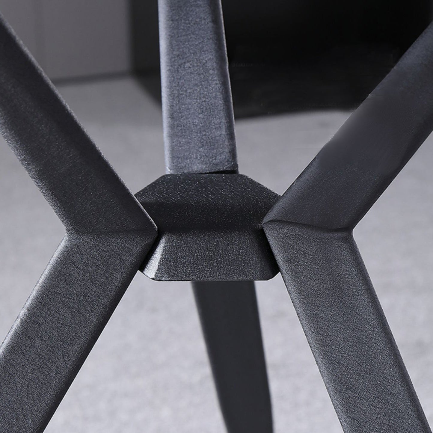 Modern Style Round Dinner Table Sintered Stone Table with Metal Base for Home Use Clearhalo ' dining_table' 'Dining Tables & Seating' 'Dining Tables' 'furn' 'furn_dining_table' 'Furniture' 'furniture_dining_table' 'Kitchen & Dining Furniture' 'kitchen&dining_furn' 'kitchen' 'kitchen_dining_table' 4051424