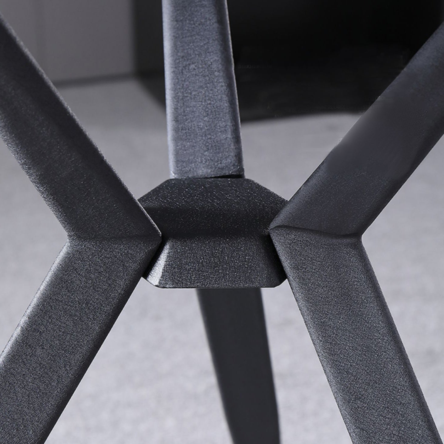 Modern Style Round Dinner Table Sintered Stone Table with Metal Base for Home Use Clearhalo ' dining_table' 'Dining Tables & Seating' 'Dining Tables' 'furn' 'furn_dining_table' 'Furniture' 'furniture_dining_table' 'Kitchen & Dining Furniture' 'kitchen&dining_furn' 'kitchen' 'kitchen_dining_table' 4051424