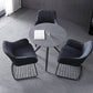 Modern Style Round Dinner Table Sintered Stone Table with Metal Base for Home Use Clearhalo ' dining_table' 'Dining Tables & Seating' 'Dining Tables' 'furn' 'furn_dining_table' 'Furniture' 'furniture_dining_table' 'Kitchen & Dining Furniture' 'kitchen&dining_furn' 'kitchen' 'kitchen_dining_table' 4051427