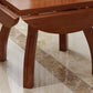 Modern Rubberwood Dinner Table Round 4 Legs Drop-Leaf Table for Home Use Clearhalo ' dining_table' 'Dining Tables & Seating' 'Dining Tables' 'furn' 'furn_dining_table' 'Furniture' 'furniture_dining_table' 'Kitchen & Dining Furniture' 'kitchen&dining_furn' 'kitchen' 'kitchen_dining_table' 4051436