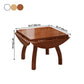 Modern Rubberwood Dinner Table Round 4 Legs Drop-Leaf Table for Home Use Clearhalo ' dining_table' 'Dining Tables & Seating' 'Dining Tables' 'furn' 'furn_dining_table' 'Furniture' 'furniture_dining_table' 'Kitchen & Dining Furniture' 'kitchen&dining_furn' 'kitchen' 'kitchen_dining_table' 4051446