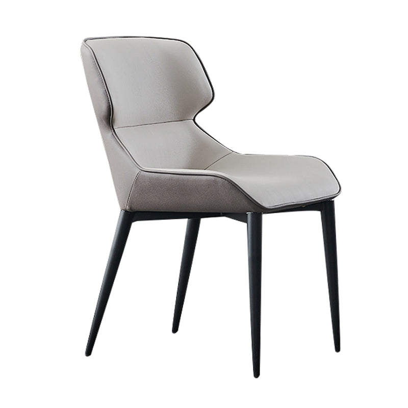 Home Upholstered Armless Dining Chairs Side Chairs with Metal Legs (Set of 2) Clearhalo ' kitchen&dining_furn' 'Dining Chairs' 'Dining Tables & Seating' 'dining_chair' 'furn' 'furn_dining_chair' 'Furniture' 'furniture_dining_chair' 'Kitchen & Dining Furniture' 'kitchen' 4054848