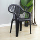 Contemporary Plastic Side Arm Chair Windsor Back Stacking Side Chair for Home Use Black 1 Piece Clearhalo ' kitchen&dining_furn' 'Dining Chairs' 'Dining Tables & Seating' 'dining_chair' 'furn' 'furn_dining_chair' 'Furniture' 'furniture_dining_chair' 'Kitchen & Dining Furniture' 'kitchen' 4054870