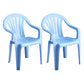 Contemporary Plastic Side Arm Chair Windsor Back Stacking Side Chair for Home Use Light Blue 2 Piece Set Clearhalo ' kitchen&dining_furn' 'Dining Chairs' 'Dining Tables & Seating' 'dining_chair' 'furn' 'furn_dining_chair' 'Furniture' 'furniture_dining_chair' 'Kitchen & Dining Furniture' 'kitchen' 4054877