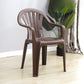 Contemporary Plastic Side Arm Chair Windsor Back Stacking Side Chair for Home Use Coffee 1 Piece Clearhalo ' kitchen&dining_furn' 'Dining Chairs' 'Dining Tables & Seating' 'dining_chair' 'furn' 'furn_dining_chair' 'Furniture' 'furniture_dining_chair' 'Kitchen & Dining Furniture' 'kitchen' 4054882