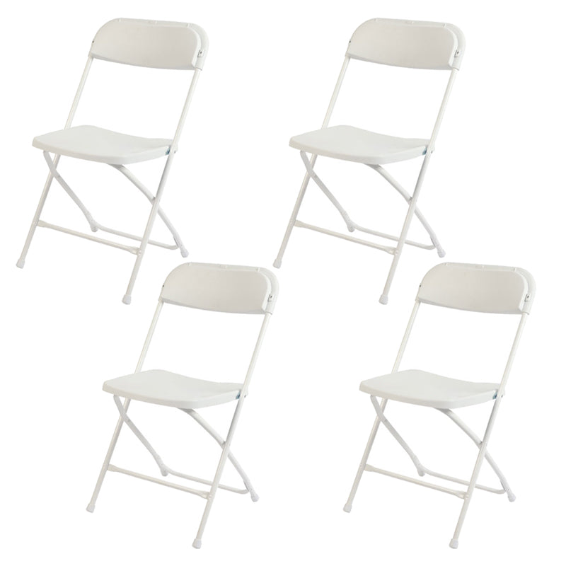 Metal Modern Indoor-Outdoor Chair Home Side Chair Open Back Armless Dining Side Chair White 4 Piece Set Clearhalo ' kitchen&dining_furn' 'Dining Chairs' 'Dining Tables & Seating' 'dining_chair' 'furn' 'furn_dining_chair' 'Furniture' 'furniture_dining_chair' 'Kitchen & Dining Furniture' 'kitchen' 4054904