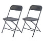 Metal Modern Indoor-Outdoor Chair Home Side Chair Open Back Armless Dining Side Chair Gloss Black 2 Piece Set Clearhalo ' kitchen&dining_furn' 'Dining Chairs' 'Dining Tables & Seating' 'dining_chair' 'furn' 'furn_dining_chair' 'Furniture' 'furniture_dining_chair' 'Kitchen & Dining Furniture' 'kitchen' 4054908