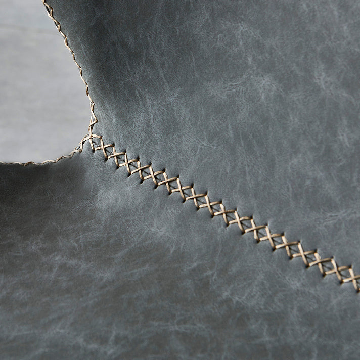 Contemporary Metal Dining Room Chairs Armless PU Leather Dining Chairs Clearhalo ' kitchen&dining_furn' 'Dining Chairs' 'Dining Tables & Seating' 'dining_chair' 'furn' 'furn_dining_chair' 'Furniture' 'furniture_dining_chair' 'Kitchen & Dining Furniture' 'kitchen' 4054926