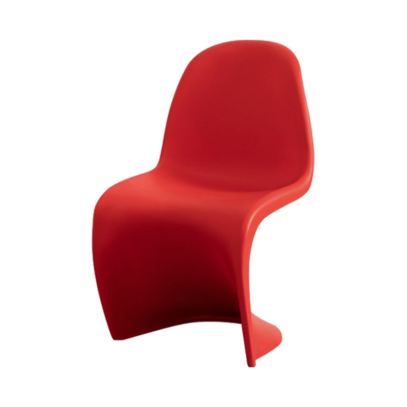 Scandinavian Style Plastic Chair Set Dining Room Solid Back Side Chairs Clearhalo ' kitchen&dining_furn' 'Dining Chairs' 'Dining Tables & Seating' 'dining_chair' 'Furniture' 'furniture_dining_chair' 'Kitchen & Dining Furniture' 'kitchen' 4054958