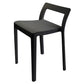 Modern Style Plastic Chair Set Dining Room Kitchen Open Back Side Chairs Black 1 Piece Clearhalo ' kitchen&dining_furn' 'Dining Chairs' 'Dining Tables & Seating' 'dining_chair' 'furn' 'furn_dining_chair' 'Furniture' 'furniture_dining_chair' 'Kitchen & Dining Furniture' 'kitchen' 4054989