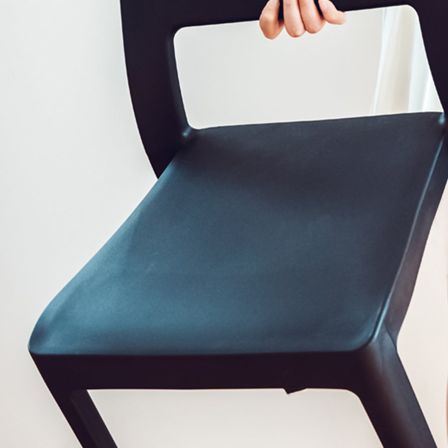 Modern Style Plastic Chair Set Dining Room Kitchen Open Back Side Chairs Clearhalo ' kitchen&dining_furn' 'Dining Chairs' 'Dining Tables & Seating' 'dining_chair' 'furn' 'furn_dining_chair' 'Furniture' 'furniture_dining_chair' 'Kitchen & Dining Furniture' 'kitchen' 4054998