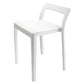 Modern Style Plastic Chair Set Dining Room Kitchen Open Back Side Chairs White 1 Piece Clearhalo ' kitchen&dining_furn' 'Dining Chairs' 'Dining Tables & Seating' 'dining_chair' 'furn' 'furn_dining_chair' 'Furniture' 'furniture_dining_chair' 'Kitchen & Dining Furniture' 'kitchen' 4055000