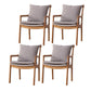 Traditional Style Solid Wood Chairs Kitchen Dining Slat Back Arm Chair Grey 4 Piece Set Clearhalo ' kitchen&dining_furn' 'Dining Chairs' 'Dining Tables & Seating' 'dining_chair' 'furn' 'furn_dining_chair' 'Furniture' 'furniture_dining_chair' 'Kitchen & Dining Furniture' 'kitchen' 4055012