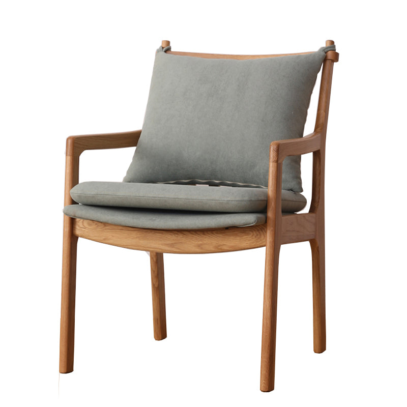 Traditional Style Solid Wood Chairs Kitchen Dining Slat Back Arm Chair Clearhalo ' kitchen&dining_furn' 'Dining Chairs' 'Dining Tables & Seating' 'dining_chair' 'furn' 'furn_dining_chair' 'Furniture' 'furniture_dining_chair' 'Kitchen & Dining Furniture' 'kitchen' 4055015