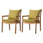 Traditional Style Solid Wood Chairs Kitchen Dining Slat Back Arm Chair Light Green 2 Piece Set Clearhalo ' kitchen&dining_furn' 'Dining Chairs' 'Dining Tables & Seating' 'dining_chair' 'furn' 'furn_dining_chair' 'Furniture' 'furniture_dining_chair' 'Kitchen & Dining Furniture' 'kitchen' 4055024