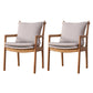Traditional Style Solid Wood Chairs Kitchen Dining Slat Back Arm Chair Cream Gray 2 Piece Set Clearhalo ' kitchen&dining_furn' 'Dining Chairs' 'Dining Tables & Seating' 'dining_chair' 'furn' 'furn_dining_chair' 'Furniture' 'furniture_dining_chair' 'Kitchen & Dining Furniture' 'kitchen' 4055036