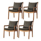 Traditional Style Solid Wood Chairs Kitchen Dining Slat Back Arm Chair Blackish Green 4 Piece Set Clearhalo ' kitchen&dining_furn' 'Dining Chairs' 'Dining Tables & Seating' 'dining_chair' 'furn' 'furn_dining_chair' 'Furniture' 'furniture_dining_chair' 'Kitchen & Dining Furniture' 'kitchen' 4055040