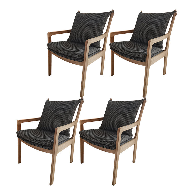 Traditional Style Solid Wood Chairs Kitchen Dining Slat Back Arm Chair Flaxen 4 Piece Set Clearhalo ' kitchen&dining_furn' 'Dining Chairs' 'Dining Tables & Seating' 'dining_chair' 'furn' 'furn_dining_chair' 'Furniture' 'furniture_dining_chair' 'Kitchen & Dining Furniture' 'kitchen' 4055046