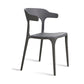 Scandinavian Plastic Armless Dining Chairs Stackable Dining Side Chair Clearhalo ' kitchen&dining_furn' 'Dining Chairs' 'Dining Tables & Seating' 'dining_chair' 'furn' 'furn_dining_chair' 'Furniture' 'furniture_dining_chair' 'Kitchen & Dining Furniture' 'kitchen' 4055056