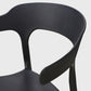 Scandinavian Plastic Armless Dining Chairs Stackable Dining Side Chair Clearhalo ' kitchen&dining_furn' 'Dining Chairs' 'Dining Tables & Seating' 'dining_chair' 'furn' 'furn_dining_chair' 'Furniture' 'furniture_dining_chair' 'Kitchen & Dining Furniture' 'kitchen' 4055063