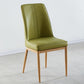 Contemporary Style Metal Dining Chairs Dining Arm Side Chair for Kitchen Green 1 Piece Natural Wood Clearhalo ' kitchen&dining_furn' 'Dining Chairs' 'Dining Tables & Seating' 'dining_chair' 'furn' 'furn_dining_chair' 'Furniture' 'furniture_dining_chair' 'Kitchen & Dining Furniture' 'kitchen' 4055119