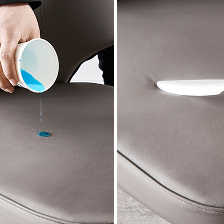 Nordic Style Dining Chairs Dining Arm Side Chairs with Metal Legs for Kitchen Clearhalo ' kitchen&dining_furn' 'Dining Chairs' 'Dining Tables & Seating' 'dining_chair' 'furn' 'furn_dining_chair' 'Furniture' 'furniture_dining_chair' 'Kitchen & Dining Furniture' 'kitchen' 4055172