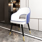 Nordic Style Dining Chairs Dining Arm Side Chairs with Metal Legs for Kitchen Blue 1 Piece Clearhalo ' kitchen&dining_furn' 'Dining Chairs' 'Dining Tables & Seating' 'dining_chair' 'furn' 'furn_dining_chair' 'Furniture' 'furniture_dining_chair' 'Kitchen & Dining Furniture' 'kitchen' 4055185
