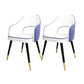 Nordic Style Dining Chairs Dining Arm Side Chairs with Metal Legs for Kitchen Blue 2 Piece Set Clearhalo ' kitchen&dining_furn' 'Dining Chairs' 'Dining Tables & Seating' 'dining_chair' 'furn' 'furn_dining_chair' 'Furniture' 'furniture_dining_chair' 'Kitchen & Dining Furniture' 'kitchen' 4055186